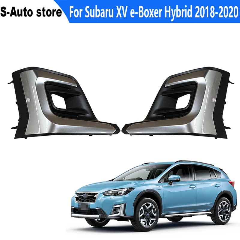 

fog lamp shade For Subaru XV e-Boxer Hybrid 2018-2020 Front bumper fog lamp frame fog lamp cover front bumper decoration cover