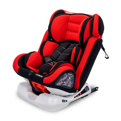 Регулируемое детское автомобильное безопасное сиденье От 0 до 12 лет/9-36 кг, портативное детское автомобильное сиденье ISOFIX, жесткий интерфейс, пятиточечное крепление, детское автомобильное сиденье