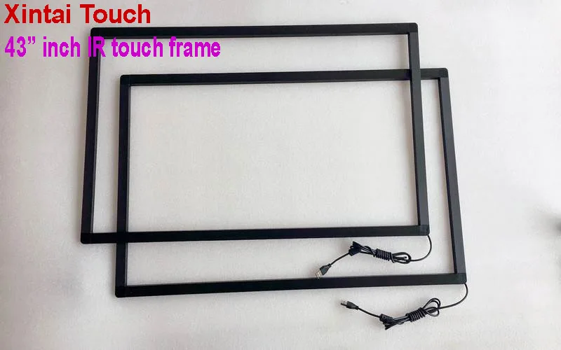 

Free Shipping! 43 Inch IR multi Touch Screen Panel without glass Easy to install / 20 Touch points