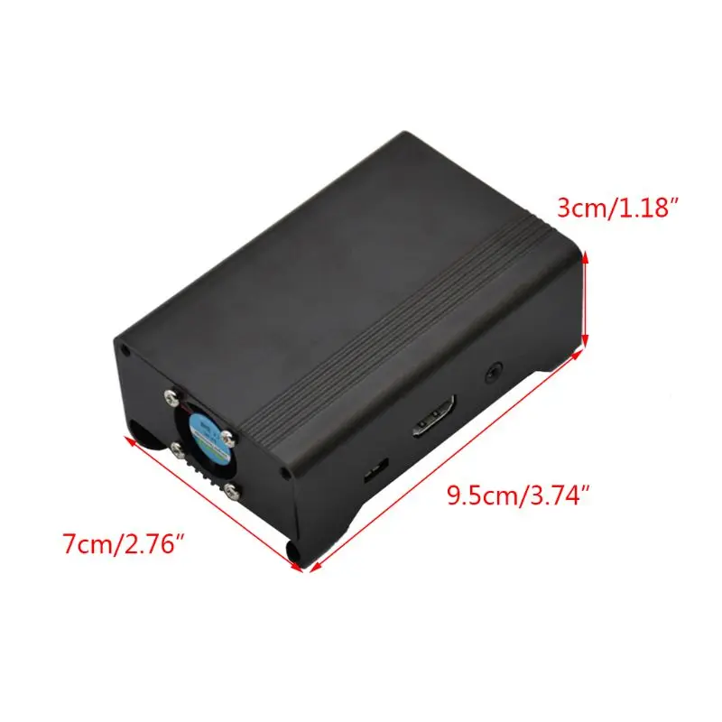 1 комплект алюминиевый защитный чехол металлический корпус для Raspberry Pi 3 Model B |