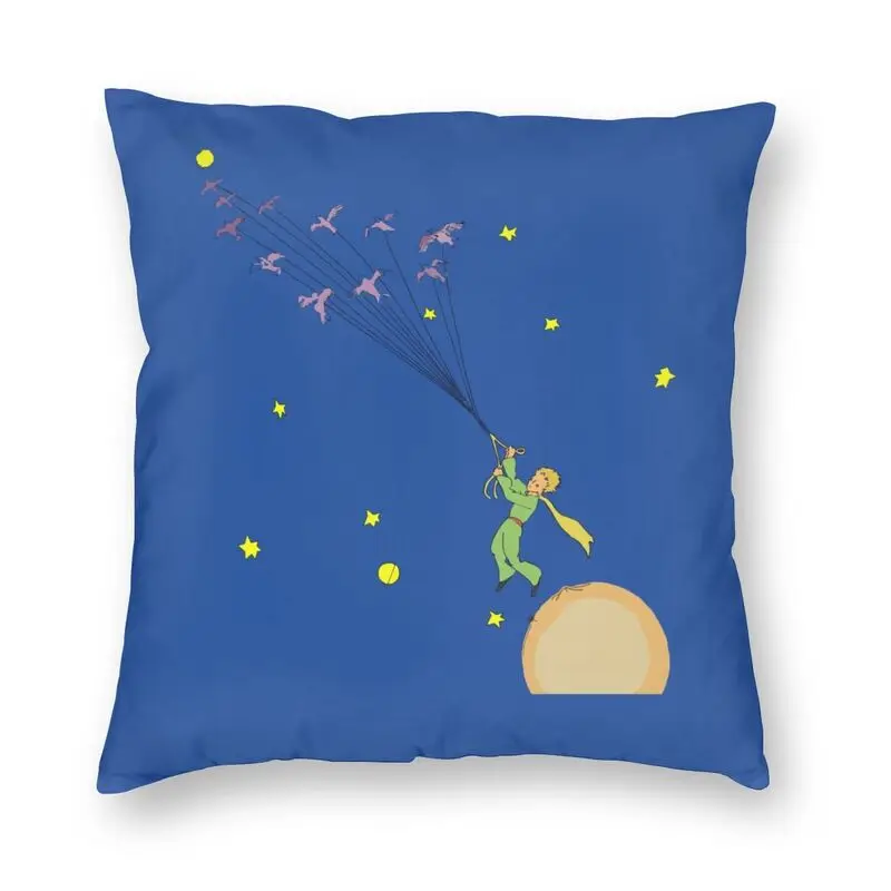 

The Little Prince Birds And Stars Cushion Cover Le Petit Prince Throw Pillow Case for Living Room Pillowcase Home Decoration