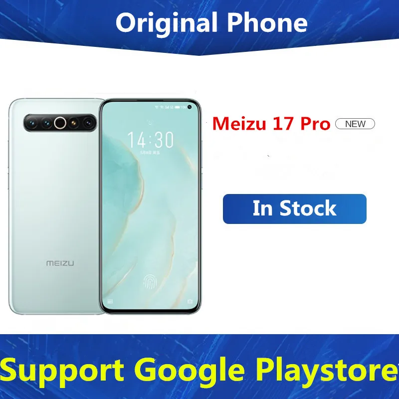 Оригинальный смартфон Meizu 17 Pro 5G телефон с экраном 865 дюйма процессор Snapdragon 10 0 на