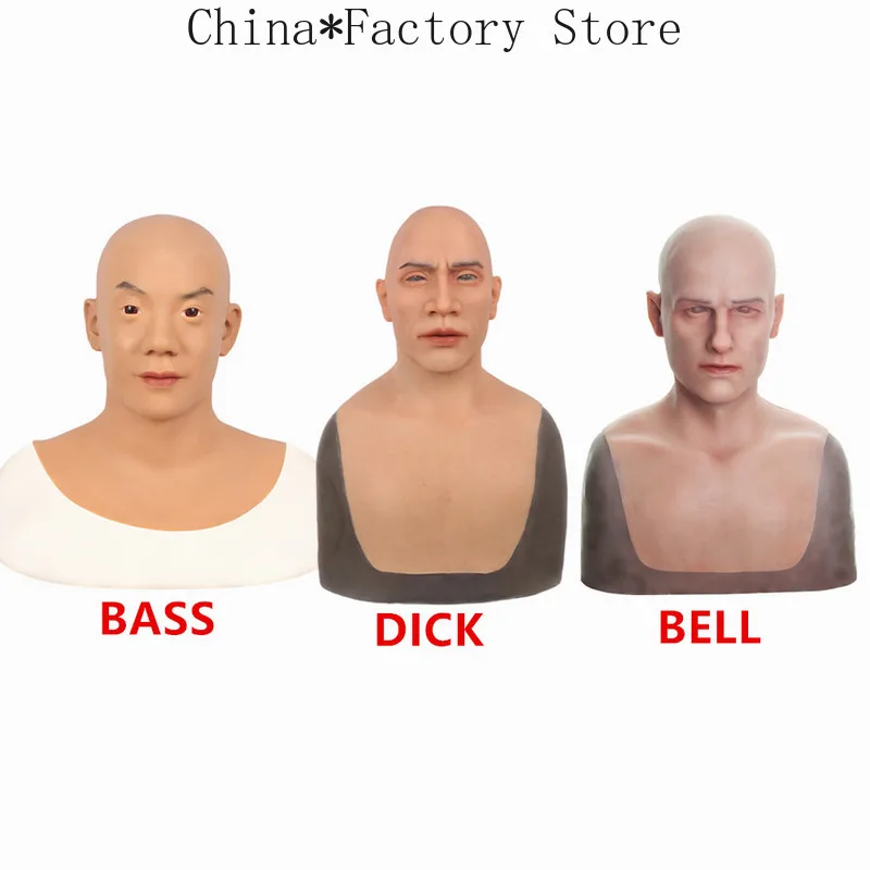 

Искусственная силиконовая маска для лица, для косплея, трансвестита, для реалистичного восстановления лица мужчин среднего возраста