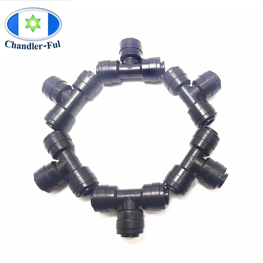

Sprinkler Irrigation 1/4 Inch Barb Tee Water Hose connectors Pipe Hose Fitting Joiner garden Water connectors irrigation system