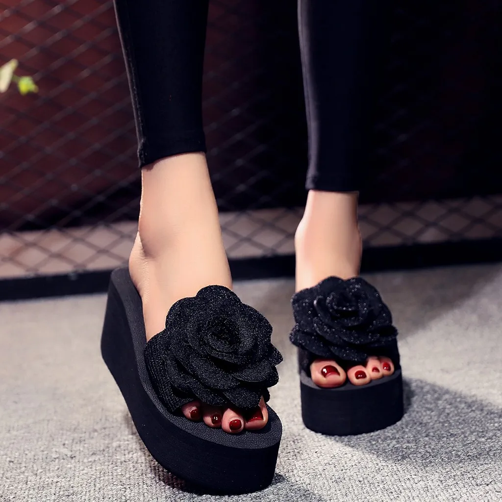 Меховые шлепанцы сезон лето-осень Вьетнамки повседневная женская обувь с