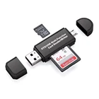 2 в 1 устройство для чтения карт памяти Micro USB OTG к USB 2,0 адаптер SD кардридер для Android телефона планшета ПК