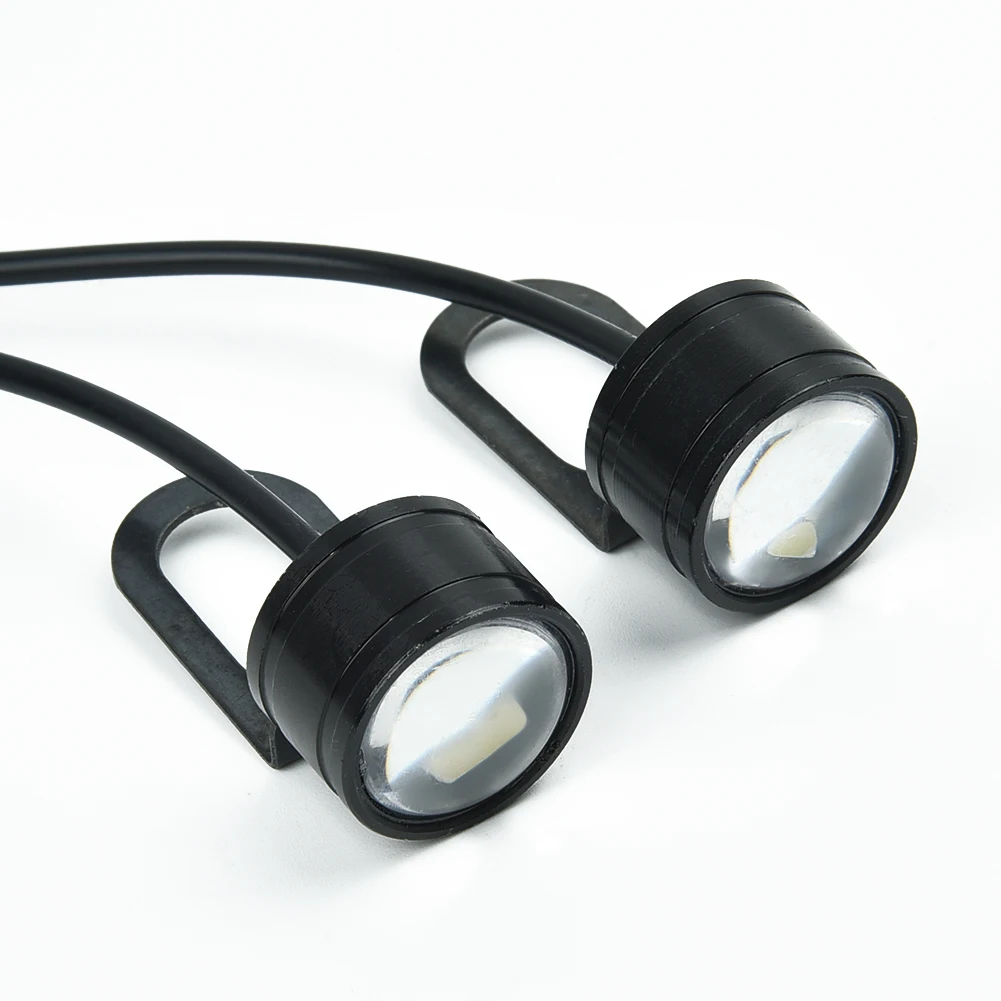 

2Pcs Set 12V Motorcycle Lights White LED Spotlight Headlight Driving Light Fog Lamp Motorbike Accessories