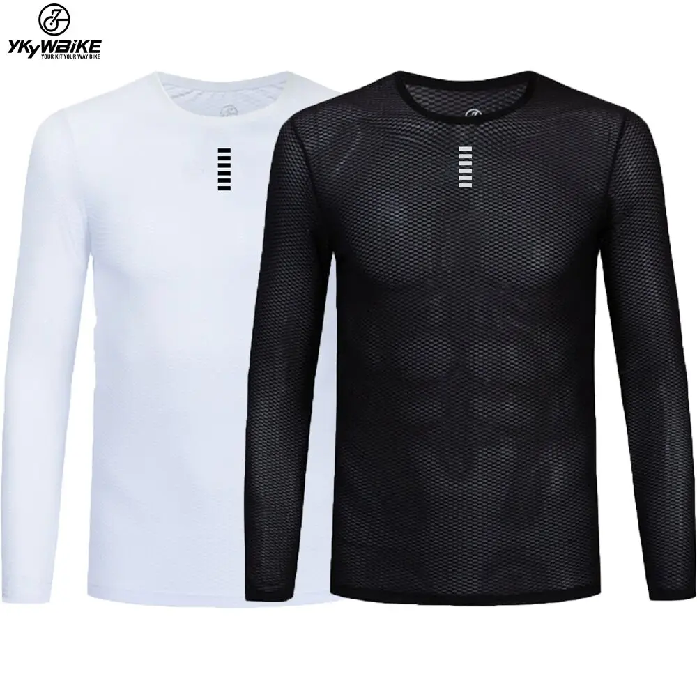 

YKYWBIKE 2021 Cycling Jersey Full Sleeve Bike Shirt Unisex Underwear Race Bicycle Clothing Base Layer MTB Road Bike Sport Wear