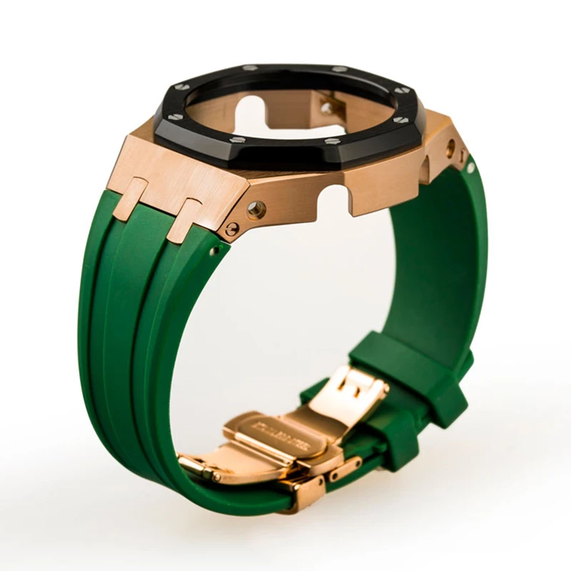 GA2100 модификации 3rd поколение резиновый наручных и металлической рамкой GA 2100/2110 316