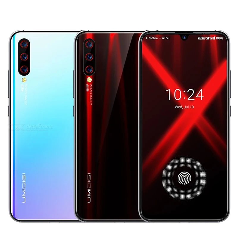UMIDIGI X 6,35 AMOLED Встроенный экран отпечатков пальцев 48MP Тройная задняя камера 128 Гб телефон nfc Android 9,0 4G смартфон разблокированный сотовый телефон