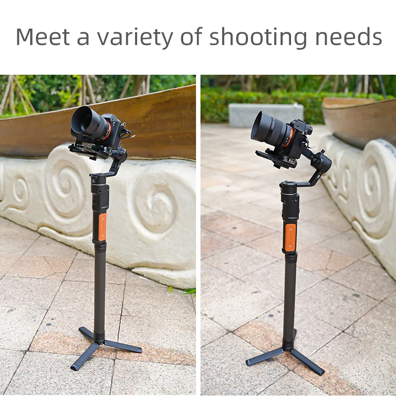 XILETU DX36C углеродное волокно удлинитель стержень Штатив для DJI Ronin-S Zhiyun Crane 2/3 Feiyu
