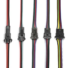 Коннекторы JST SM для проводов, коннекторы штекер-гнездо, отрезок для кабеля 100, 56, RGB светодиодных лент, 53528 пар, 2345050 Pin