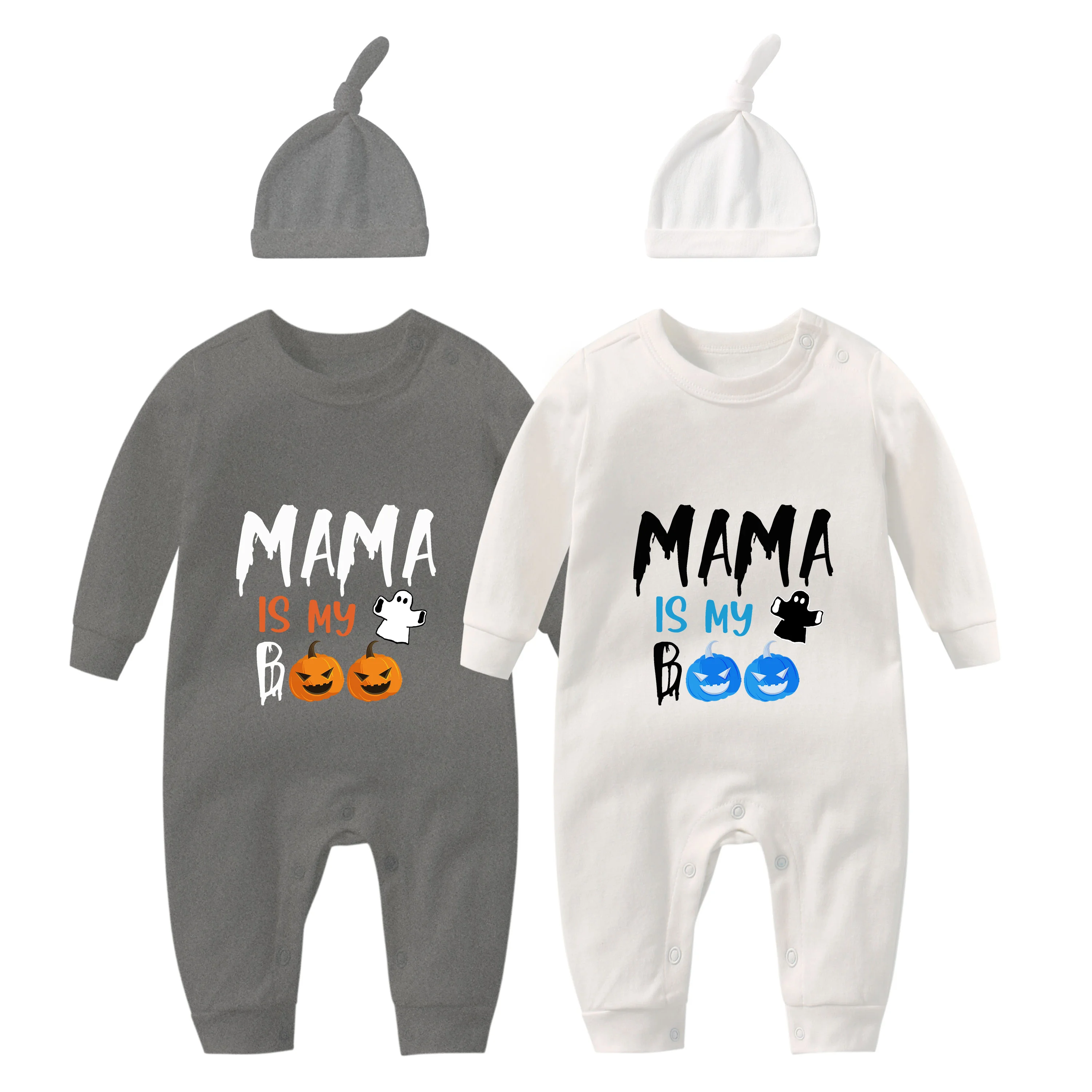 

YSCULBUTOL Twin baby cotton bodysuits Halloween Baby Gift male/female baby clothes, color styles can be matched