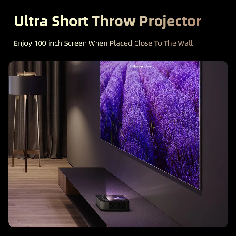 Новый лазерный проектор Xiaomi Fengmi UST 1080P ультракороткий 3D кинотеатр умный HDR
