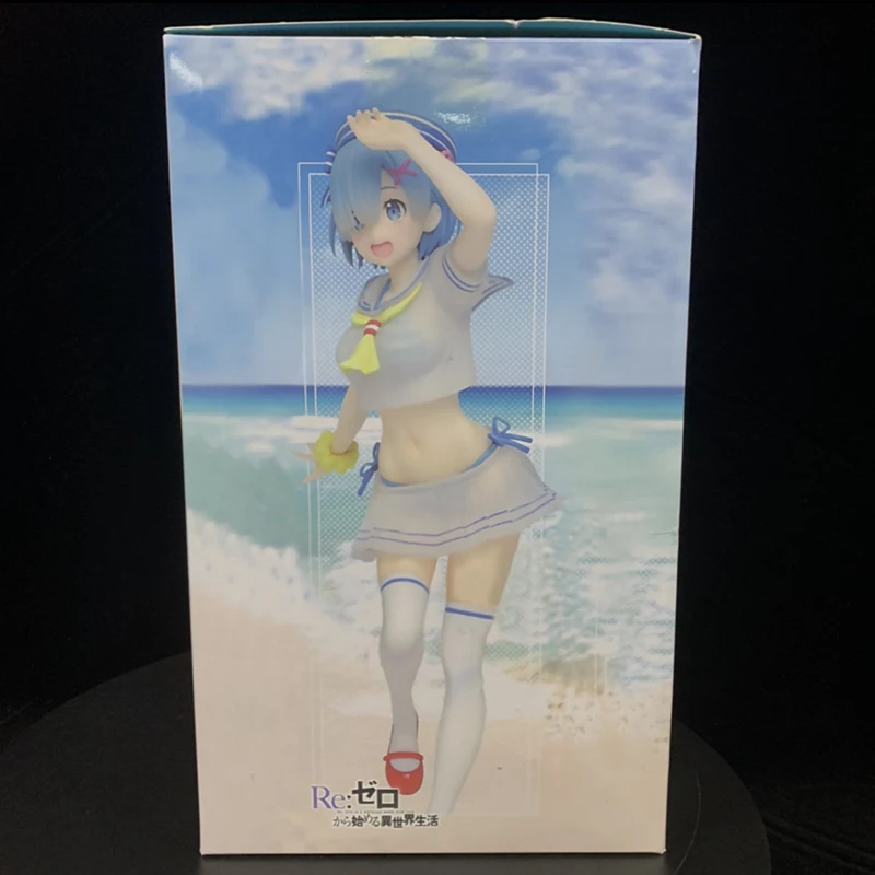 

22cm Re:Life In A Different World From Zero Action Figure Anime PVC Pajamas Swimsuit Collection Model Dolls Toys for Gifts
