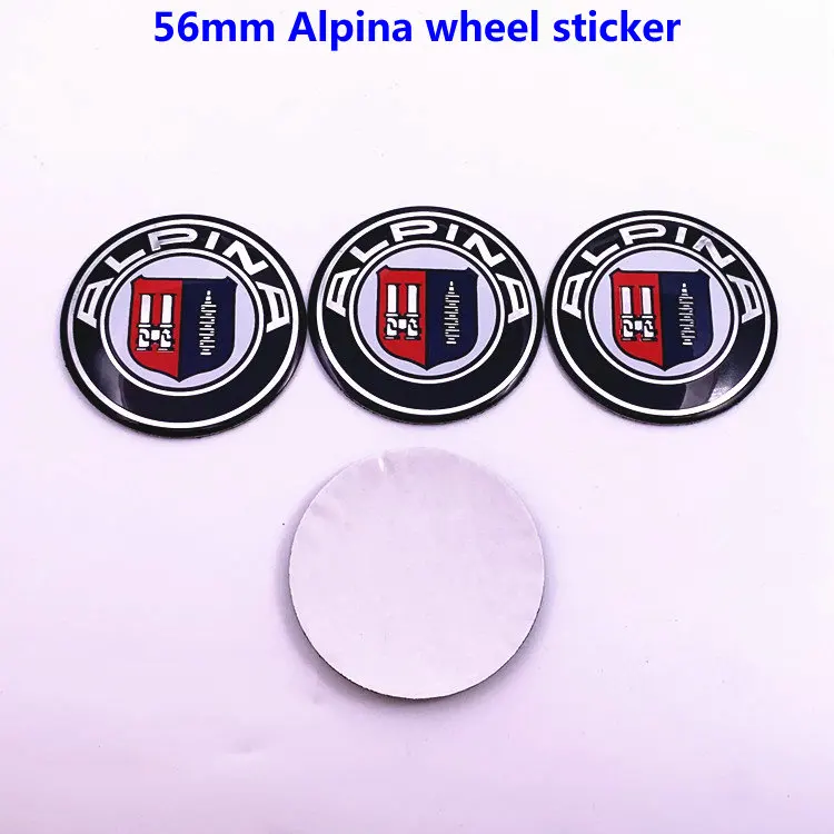 45/65/68/73/82 мм ALPINA Автомобильная эмблема логотип Стикеры стиль Знак Колпак ступицы