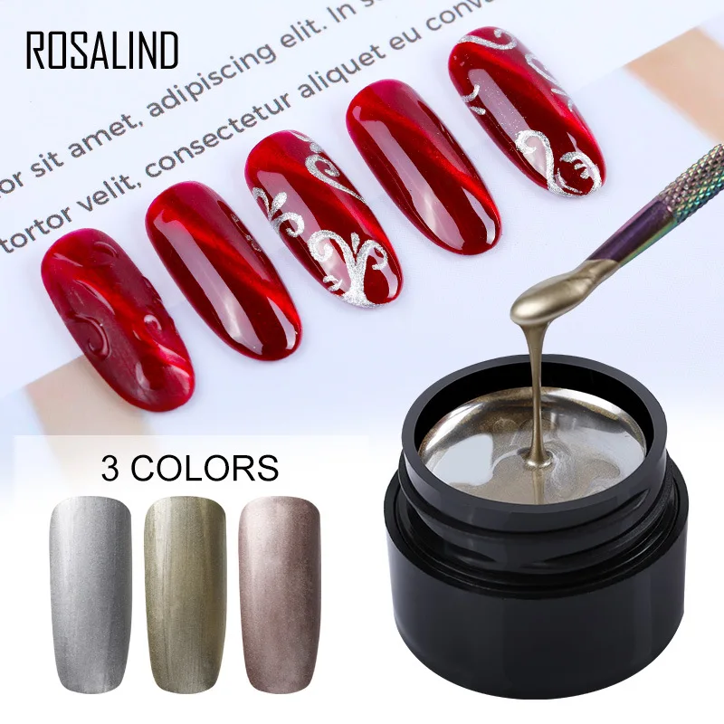 

Metal Painted Glue 5ML Mirror Nail Polish Glue Metal Painted Flower Glue