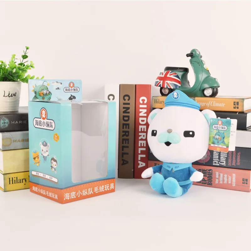 Оригинальные Octonauts 30 см Мультяшные плюшевые игрушки с коробкой Barnacles Kwazii песо