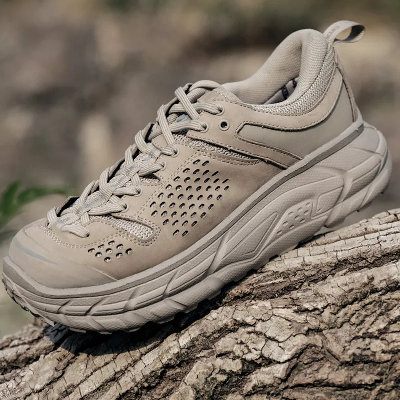 Легкие кожаные походные ботинки для мужчин и женщин спорта на открытом