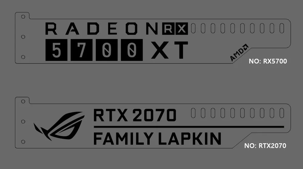 Акриловый кронштейн для крепления GPU карты размером 280*45*6 мм используется для фиксации видеокарты 5050 RGB светильник для подключения AURA 4PIN 5050 RGB коннектор