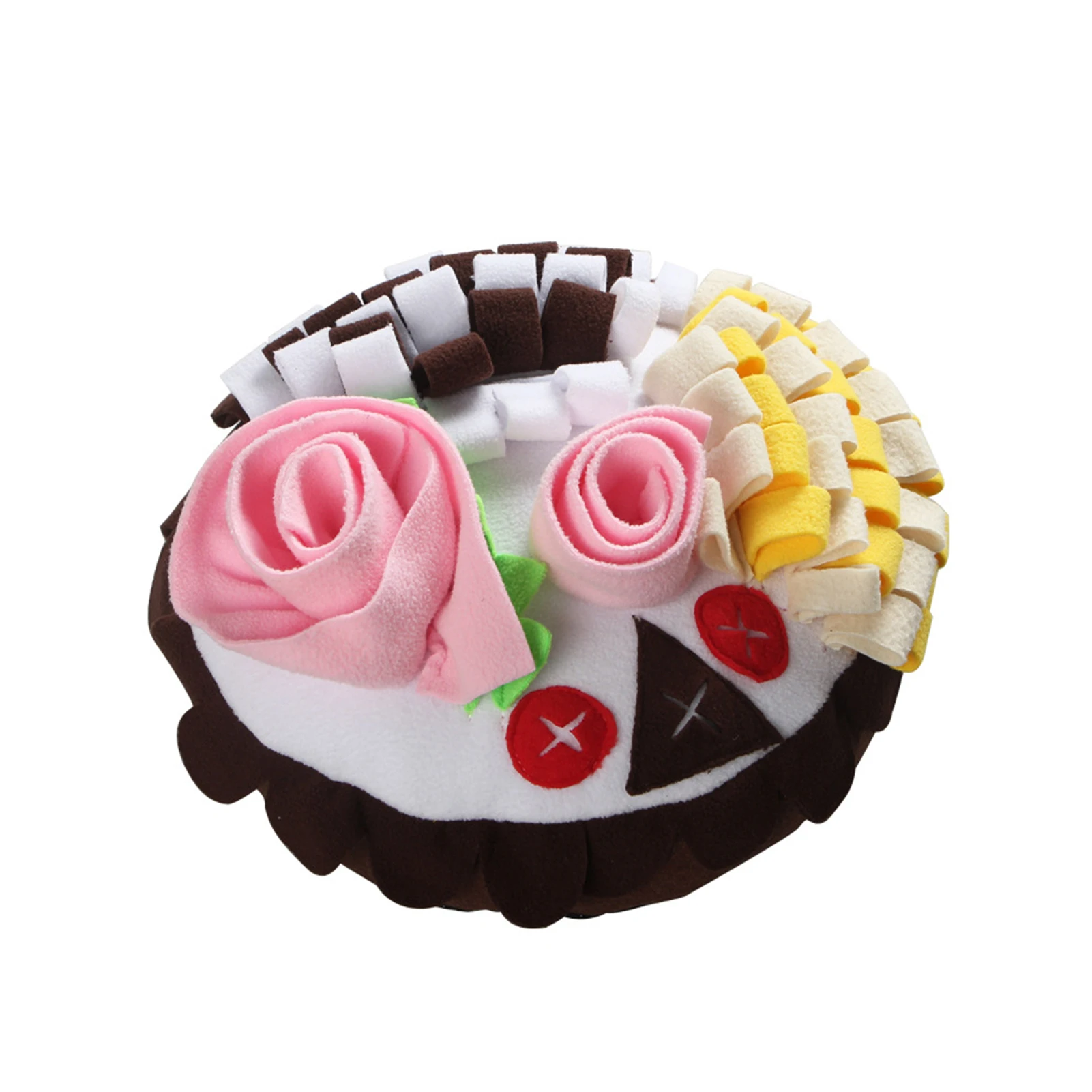 

Собака в форме торта на день рождения, тренировочная носовая игрушка для домашних животных, веселая Интерактивная моющаяся активность, мед...