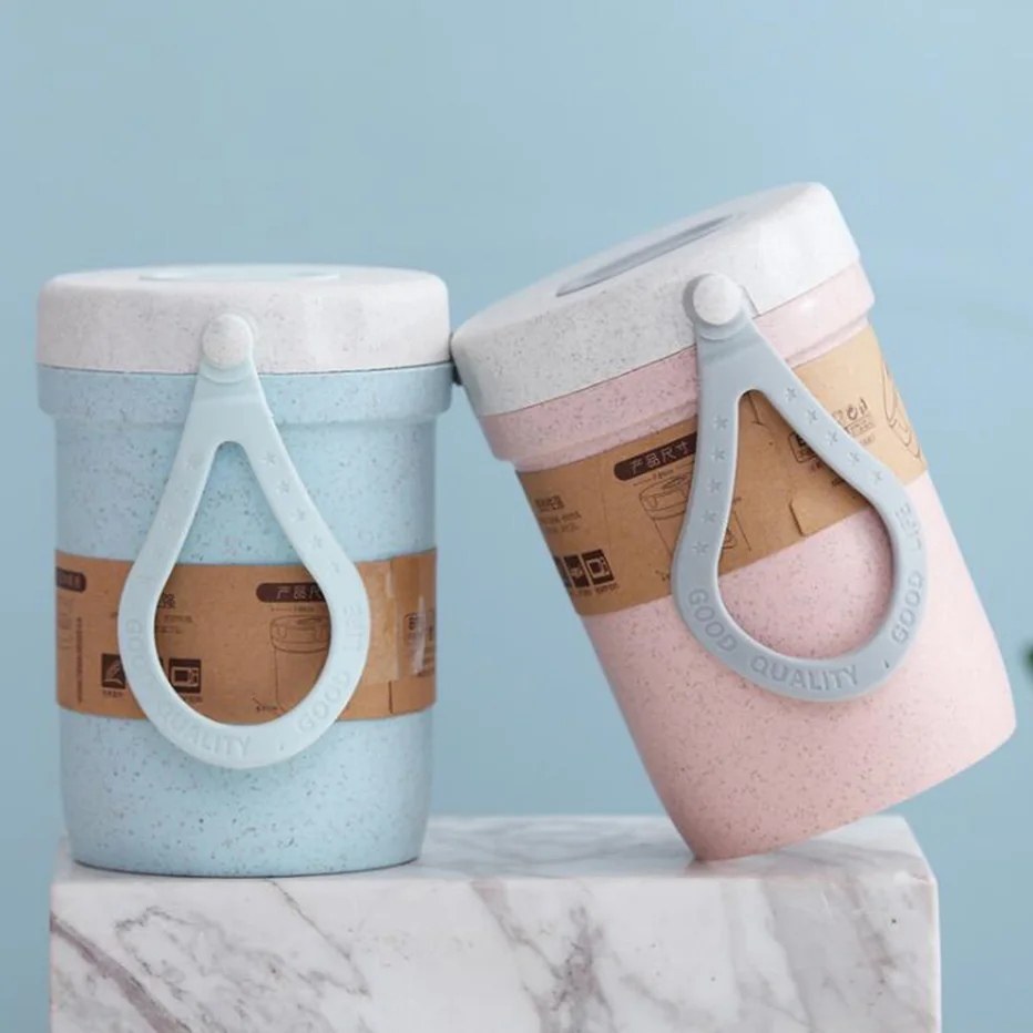 Пластиковый контейнер для супа круглой формы экологически чистый суп из