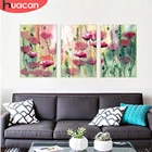 HUACAN мульти-картина 5D DIY Алмазная картина Триптих 3 шт. Алмазная картина цветок Алмазная мозаика пион украшение ручной работы для дома