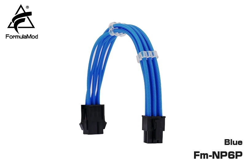 FormulaMod Fm-NP6P PCI-E 6Pin Мощность мм удлиняющий кабель для материнская плата/GPU