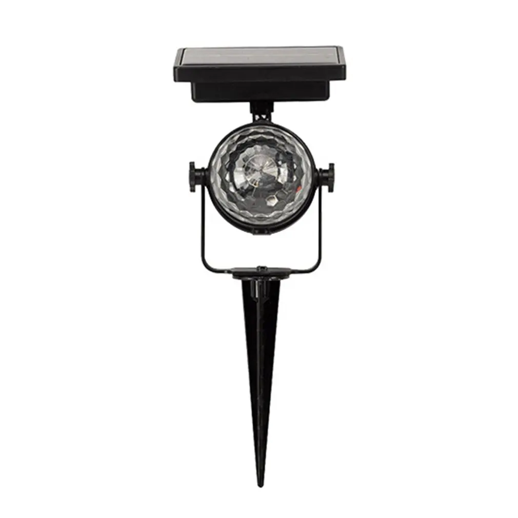 Лампа на солнечной энергии светодиодный проектор вращающийся цветной