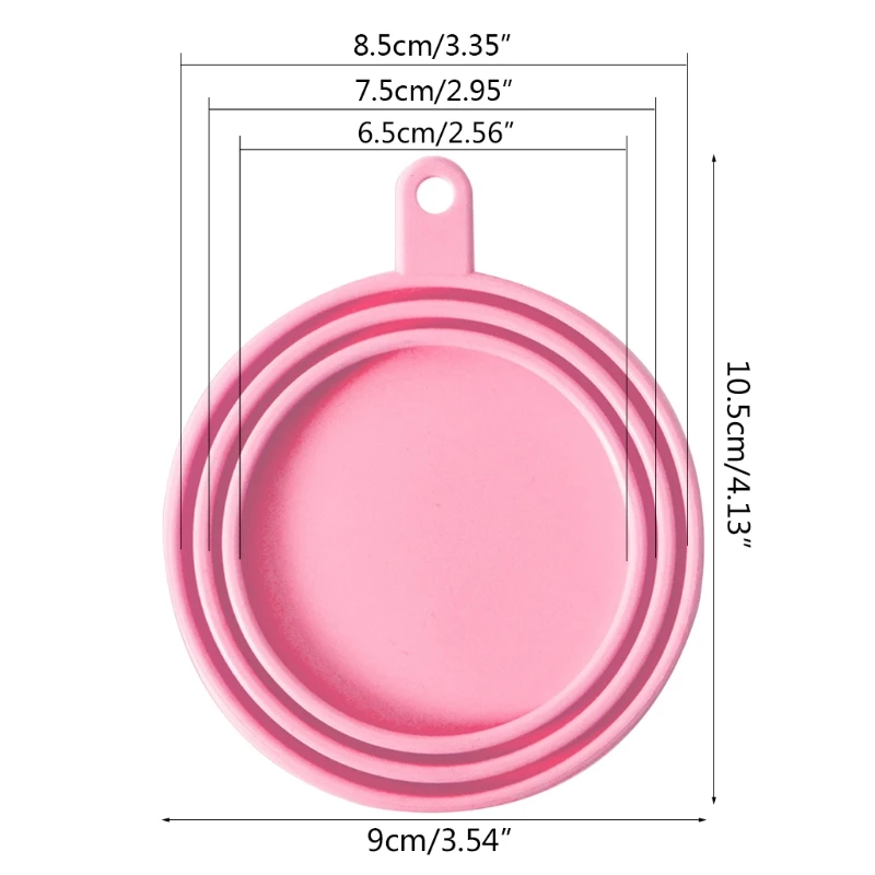 

Pet Silicone Canned Lid Dog Food Fresh-keeping Tin Sealing Cap Reusable Can Cover