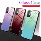 Роскошный защитный чехол с градиентом для Xiaomi Redmi Note 10 Pro Max, чехол для Xiaomi Redmi Note 11 10 Pro Max 10S, чехол со стеклянным слоем