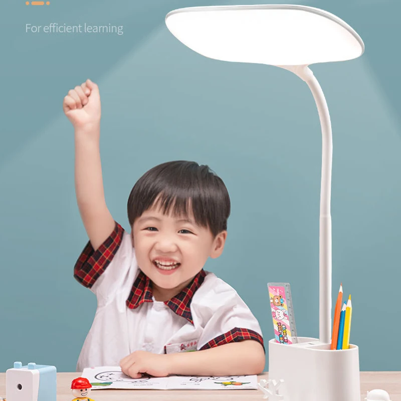 

LED Table Lamp Leds USB Touch Night Light Stepless Dimming Desk Light Eye Protection Learning Multi-Function Bracket Pen Holder