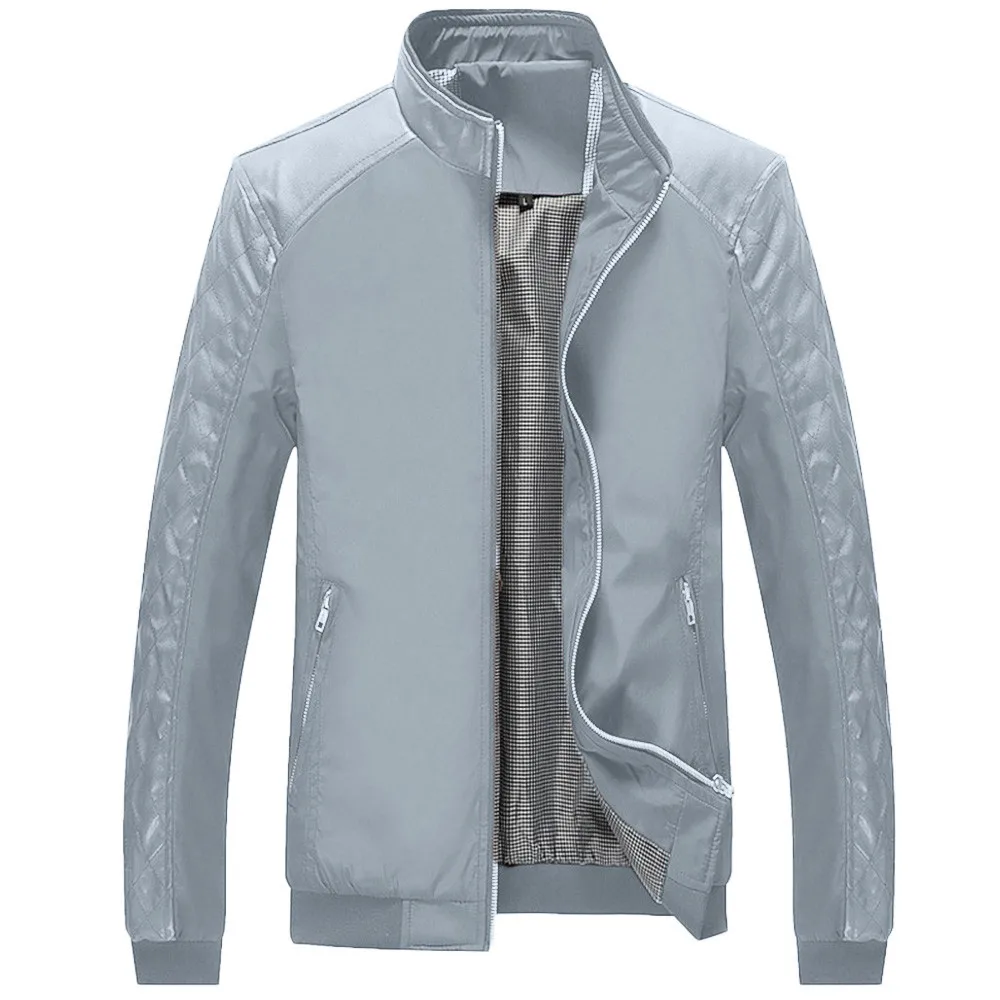 Новинка 2019 повседневные мужские куртки модные осенне зимние с карманами и