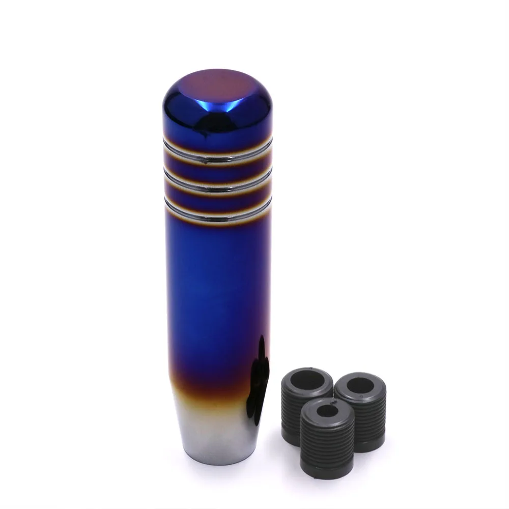 Универсальный алюминиевый автомобиль титана стиль сгоревший синий рычаг