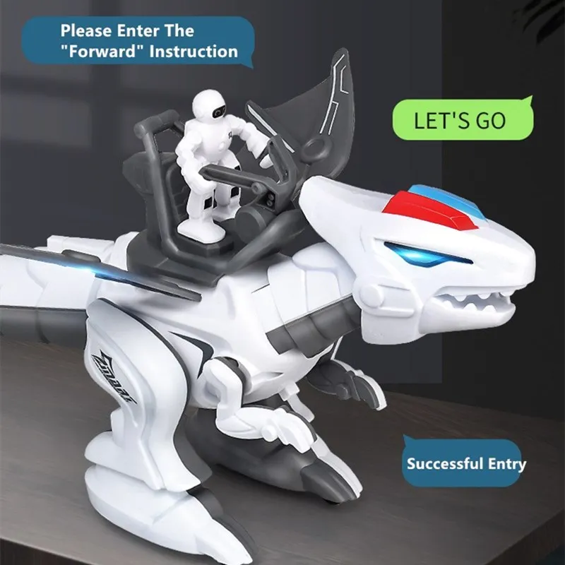 Intelligent RC Programming Dinosaur Robot Recording Function Understand 195 National Languages Sing And Dance Story Encyclopedia | Игрушки и