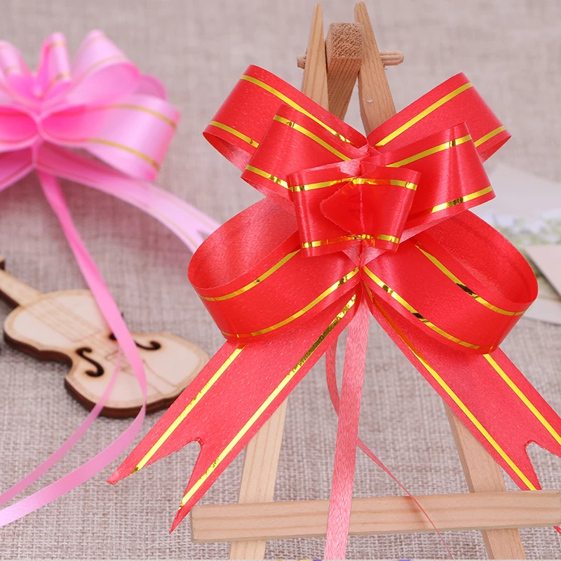 50 шт. подарочная лента тянуть цветок упаковочные принадлежности свадьба день