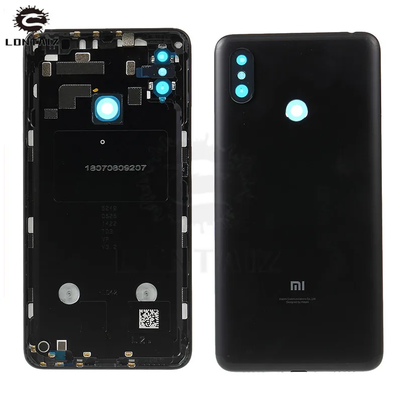 Задняя крышка аккумуляторного отсека для Xiaomi Mi Max 3 стеклянный корпус