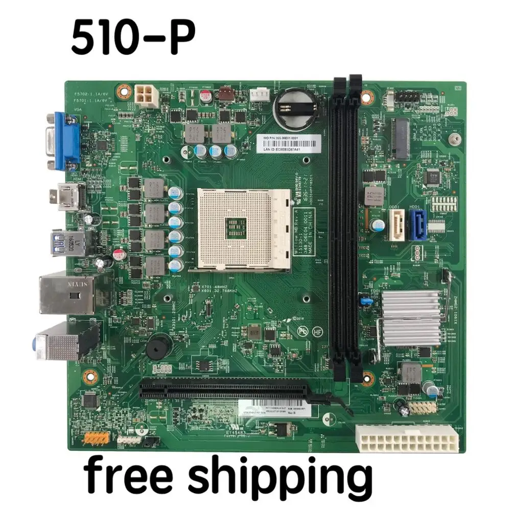 15130 1 348.06e04/0011 для hp Pavilion 510 P настольная материнская плата 854902 001 100% протестирована