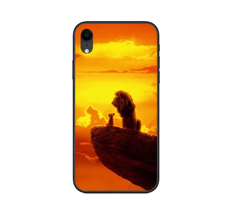 Мягкий силиконовый чехол для телефона Lion King Simba из ТПУ для Apple iPhone 8 7 6 6S Plus X XS MAX 5 5S SE XR чехол Coque Capa