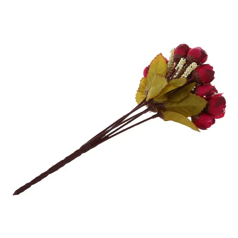 Искусственный цветок из шелковой ткани 15 головок мини-фотообои для свадебных