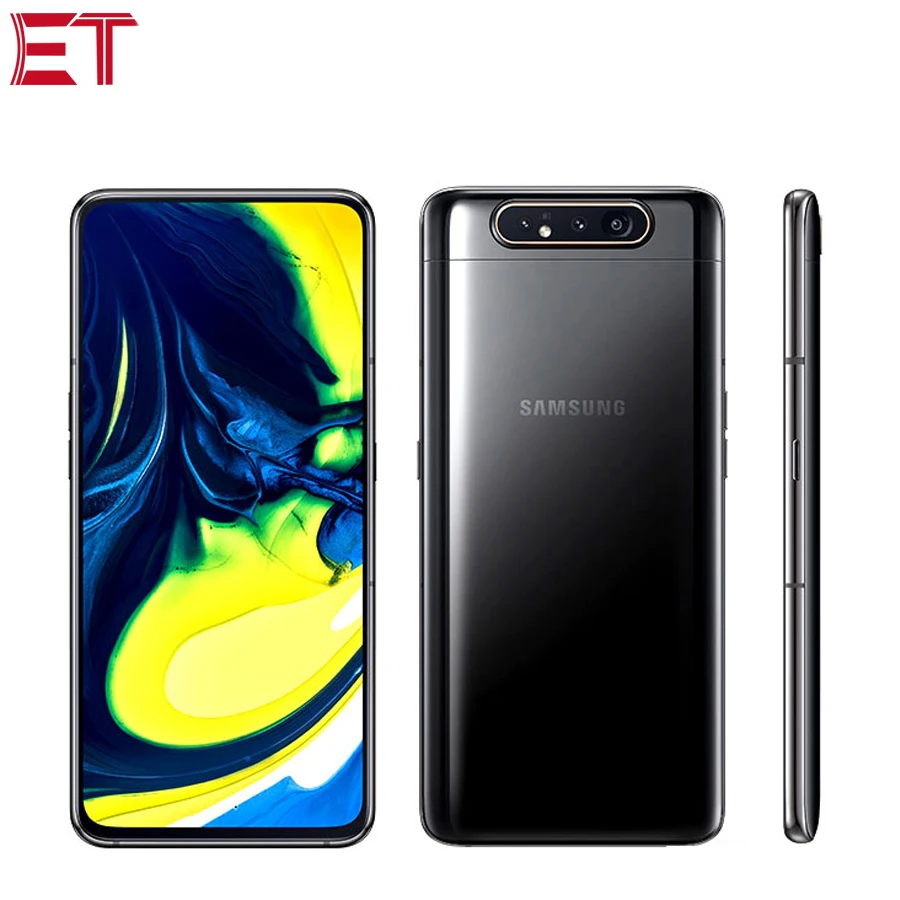 Глобальный Samsung Galaxy A80 A805F/DS мобильный телефон 8 Гб оперативной памяти 128 ГБ ROM