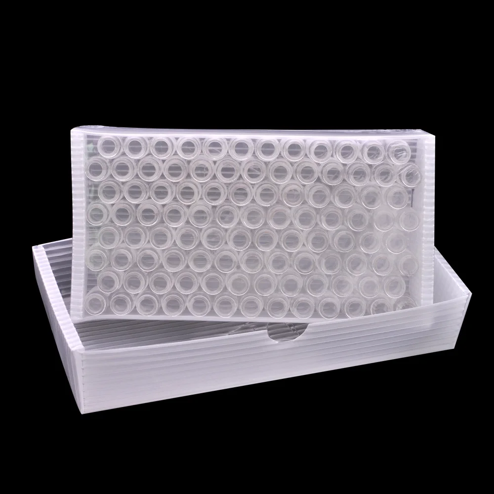 INTLLAB флакон Autosampler 2 мл ВЭЖХ и синий винт крышка с отверстием 100 ⑤ упак. |