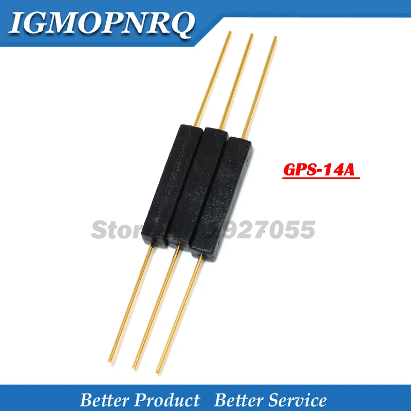 10 шт. GPS-14A MKA14103 GPS-14B MKA10110 2*14 мм геркон пластиковый антивибрационный магнитный переключатель НЗ нормально закрытый - Цвет: GPS-14A