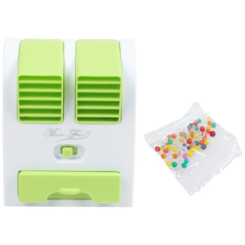 Мини Usb маленький вентилятор охлаждения портативный Настольный двойной