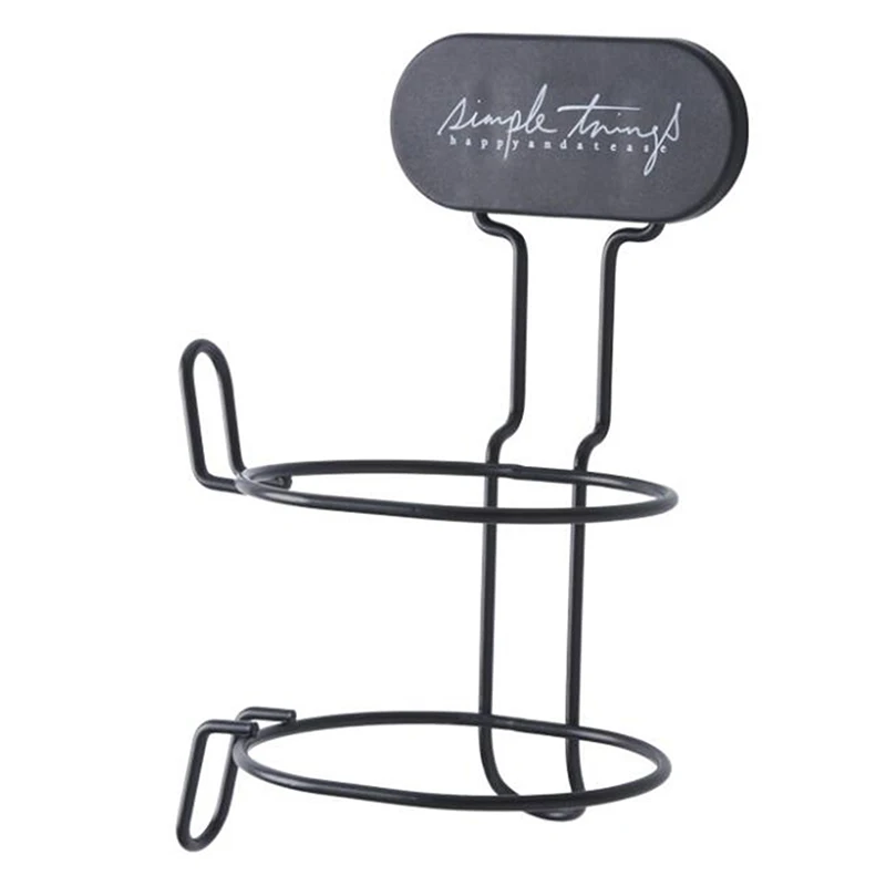 Держатель для выпрямителя волос металлическая подставка крепления на стену в