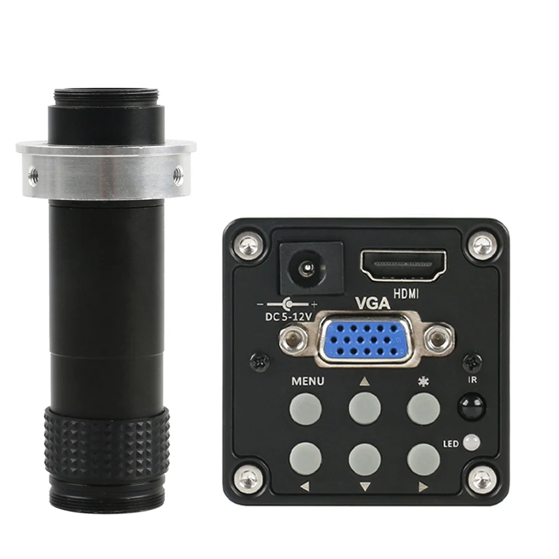 Цифровая камера 14MP 720P 60FPS HD CCD HDMI/VGA промышленный видеомикроскоп ИК пульт
