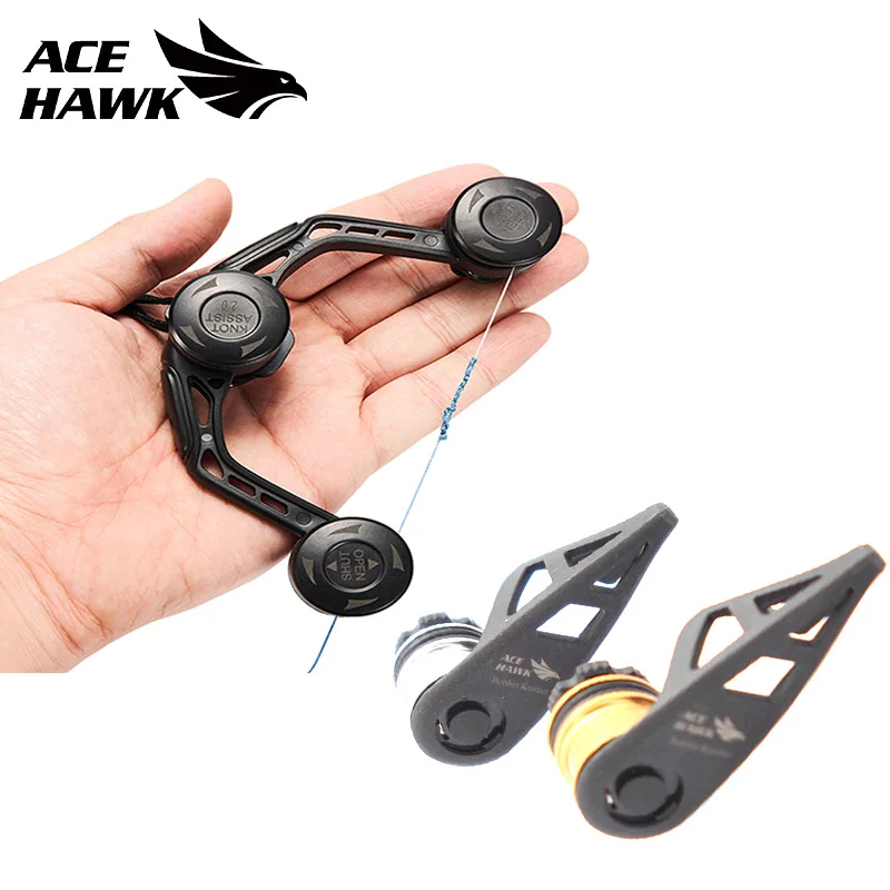 

Fishing Knotter Assist Knotting Machine Bobbin Winder Device FG GT RP Line Wire Knotting Tool Cable Connector Accessories