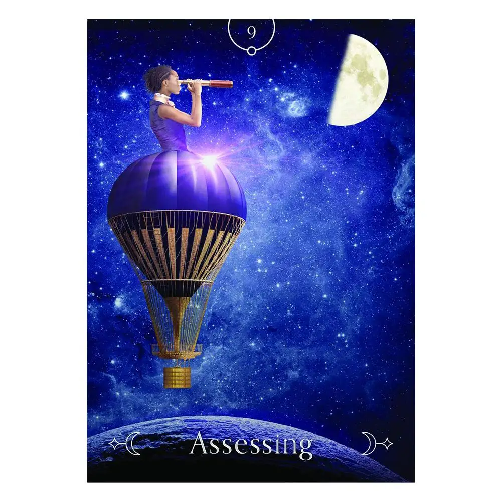 44 шт./компл. новый Таро карты Queen of The Moon Oracle прочный Забавный игральные для