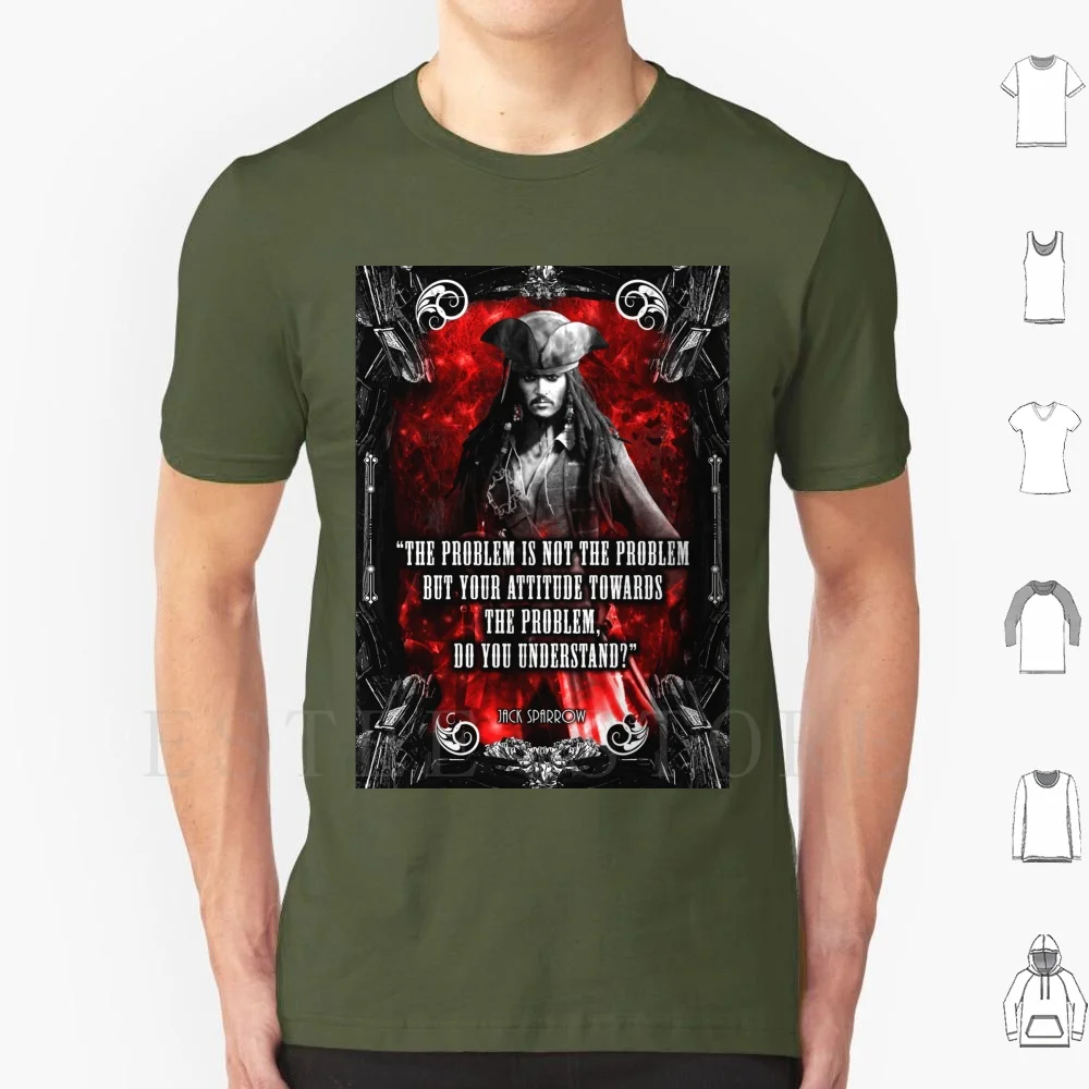 

Quote T Shirt Print Cotton Pirate Quote Film
