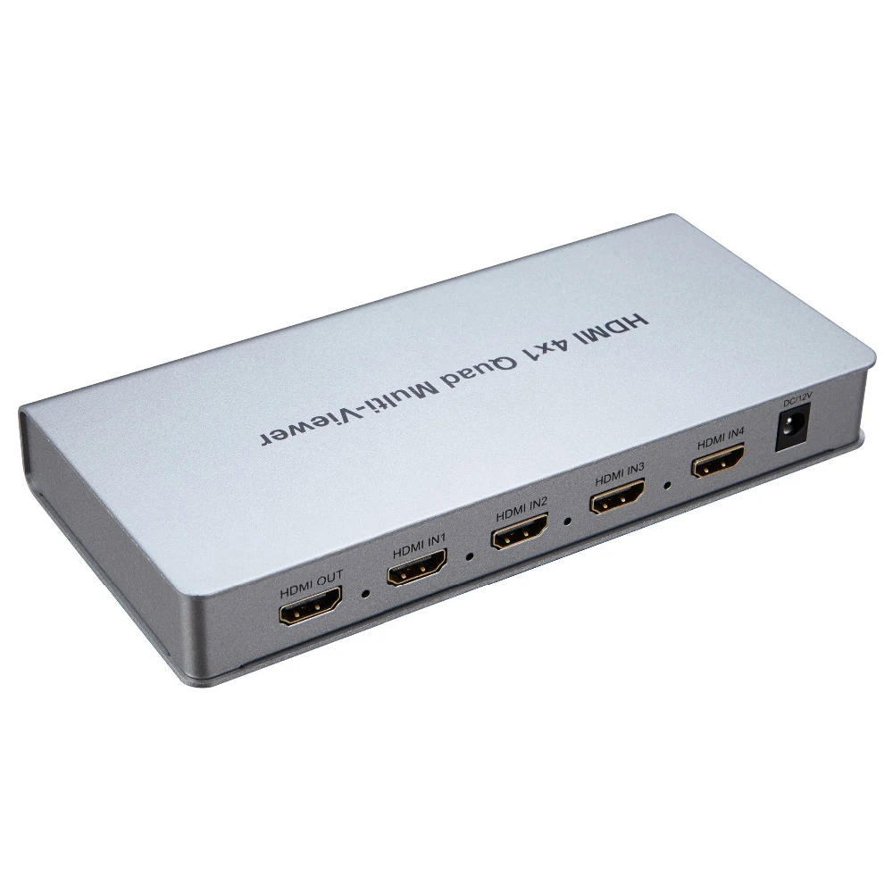 Совместимому с HDMI Multiviewer 4X1 экран разветвитель Совместимость бесшовные